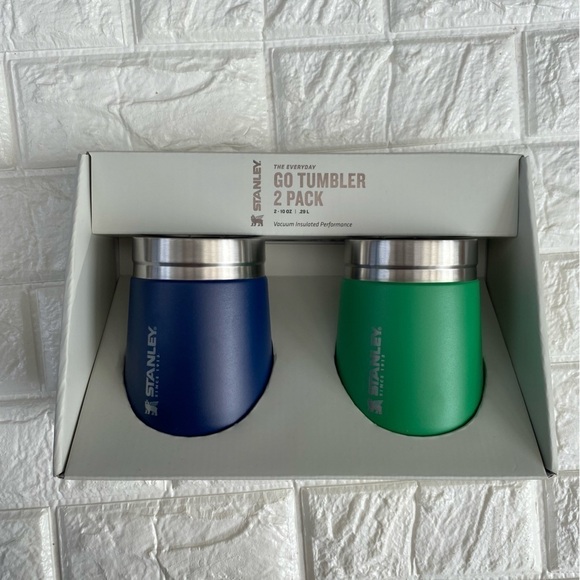 Stanley Go Tumbler 2 Pack Set Green Blue 10oz - Picture 7 of 7
